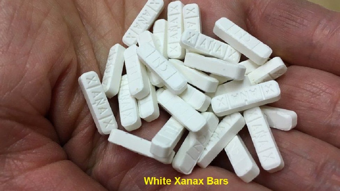 white xanax bars